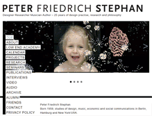 Tablet Screenshot of peterstephan.org